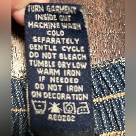 Denim & Co. Midi Pull-On w/Drawstring Waistband Denim Skirt    Size Medium - Picture 4 of 6